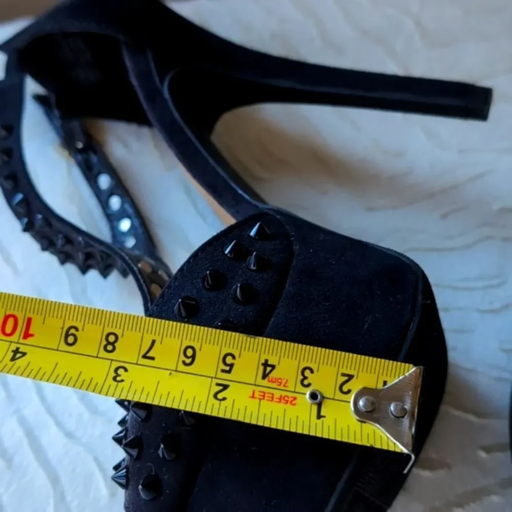 Just Fab Studded🖤 Sexy Platform Stilettos NWOT Size 7.5
